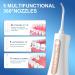 Water Dental Flosser - Cordless Oral Irrigator with 5 Modes 350ML Tank IPX7 Waterproof Portable & Rechargeable for Travel - Effective Teeth Cleaning Solutions - Buy Online on GoSupps.com