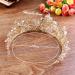 Bridal Wedding Queen Crown - Jakawin Flower Baroque Tiara for Women & Girls | C007 - Buy Online on GoSupps.com