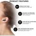 BUENSUENO Noise Cancelling Ear Plugs for Sleeping - 2 Pairs Reusable Silicone Earplugs with Travel Case - Sound Blocking for Sleep, Work, Swimming, Concerts (Black Star) - Buy Online on GoSupps.com