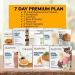WonderSlim Premium 1 Week Diet Kit 51 Meals - Meal Replacements, Protein Supplements, Snacks, and Desserts 7 Day Kit