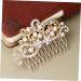 HAPINARY Hair Ornament Bridal Hair Clip Metal Hair Clips Veil Comb Wedding Crystal Hair Combs Barrettes for Women Bridal Veil Rhinestone Bobby Pins Fashion Headwear Accessories Bride French - Buy Online on GoSupps.com
