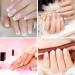 Vetpw 600pcs Round French Nail Tips Set - Acrylic Fake Nails for Women | DIY Nail Art - 12 Sizes (White) - Buy Online on GoSupps.com