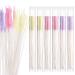 360PCS Ear Hole Floss Earrings Odor Removal Ear Care Kit Disposable Piercing Aftercare Tool Cleaner Piercing Cleaning Line for Girls Women Men (2Purple/2Yellow/2Rose Red) Set 3