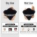 Velvet Triangle Powder Puff Set of 4 - Ideal for Traveling, Enhances Under Eye Area, Smooth Makeup Application - Black - Buy Online on GoSupps.com
