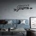 Joyful Journey Arrow Quote Decal Sticker - Wall Vinyl Art Decor - Buy Online on GoSupps.com