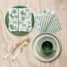 Buy PAW 3-Layer Paper Napkins (33x33 cm) - 20 Pack | Perfect for Birthdays Weddings & Parties | Eco-Friendly Bamboo Design - Green Stripes - Buy Online on GoSupps.com