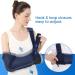 Velpeau Arm Sling with Adjustable Waist Strap - Breathable Support Brace for Shoulder & Elbow Injuries (Mesh Blue Right Hand Large - Buy Online on GoSupps.com