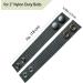 ZGJINLONG Duty Belt Keeper Stays Holders - Black Nylon, Double Snaps, 2 Wide, 4 Pcs - Security Belt Fixing Accessories - Buy Online on GoSupps.com
