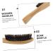 Shop Angoily 3-St Bartbrush Combs for Men | Wild Boar Bristle Beard & Hair Care Tools - Buy Online on GoSupps.com