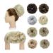 Hair Bun Hairpiece for Women Synthetic Hair Bun Extensions Messy Curly Elastic Hair Scrunchies Hairpieces Curly Chignon Donut Updo Ponytail Hair Pieces for Women Hair Chignons(27T613)