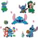 3D Stitch Wall Stickers - Cartoon Pink Kids Wall Decals for Bedroom and Living Room Decor - 15.7X23.7 Inch - Buy Online on GoSupps.com