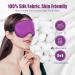 Sleep Mask for Women Men Silk Eye Mas Blindfold with Adjustable Strap Carry Pouch Earplugs Breathable&Soft Eye Cover Night Mask for Sleeping Travel Yoga Airplane (Purple) - Buy Online on GoSupps.com