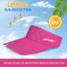 Bltong Sun Sports Visor Hat - UV Protection Breathable Adjustable Baseball Cap for Beach Golf Running Tennis Pink - Buy Online on GoSupps.com