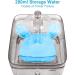 NPET 3L Automatic Cat Water Fountain with Quadruple-Action Filter and Adapter - Clear - Buy Online on GoSupps.com
