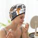 Funny Cats Hair Towel Wrap - Quick Drying Hair Turban with Button | Best Hair Drying Towel for Effortless Style - Buy Online on GoSupps.com