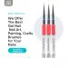 Global Fashion Multipurpose Brush Set - Nail Art Painting & Crafts - 3 Sizes | International Shipping Available - Buy Online on GoSupps.com