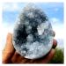 Natural Crystal Rough 500g Natural Beautiful Blue Celestite Crystal Geode Cave Quartz Cluster Specimen