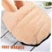 Solustre Electric Footrest Pillow - Winter Heating Shoes & Plush Foot Warmers for Home & Office - Buy Online on GoSupps.com