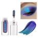 DE'LANCI Liquid Eyeshadow Purple Highly Pigment Multi-chrome Shimmer Holographic Eye Makeup Intense Multi-color Shifting Long-lasting No Creasing Glitter Eyeshadow 1.6g (#05 GALAXY) - Galaxy