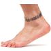 Men's Copper Magnetic Bracelets Elegant 99.99% Solid Copper ankle with Double-Row Magnets - Ultra Strength Magnetic Anklet Men