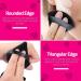 Ecomerr 12 Pieces Powder Puff Set | Face Triangle & Cleansing Puffs | Velvet Makeup Tool Kit for Loose Powder & Body | Black - Buy Online on GoSupps.com