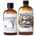 HIQILI 100ML Lemongrass Essential Oil & 150ML Wild Strawberry & Parsley Fragrance Oil for DIY Diffuser