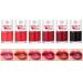 6 Colors Water Lip Stain Makeup Kit Long Lasting Lip Tint Waterproof Liquid Lipstick for Women Moisturizing Lightweight Matte Finish Non-sticky Cup Vivid Color 1.6fl oz