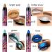 Corleone 12 Colors Shimmer Glitter 2-in-1 Eyeshadow and Lip Pen Set - Buy Online on GoSupps.com