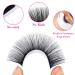 Individual Classic Eyelash Extensions 0.15mm D Curl Mix | 15-20mm Professional Lashes | Natural Black Volume - Buy Online on GoSupps.com