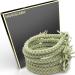 Mandouki hair tie (6 pieces) - Elegant braided hair tie: ultimate support and durability for women and girls pastel green
