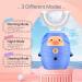 ZZCC Ultrasonic Kids Electric Toothbrush - U Shape design, Whitening, Waterproof, 3 Gear Speed, Ages 3-12 (Blue-Mini Pig) - Buy Online on GoSupps.com
