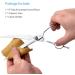 Jason Curved Dog Cups Professional Fur Scissors - 8 Inch Japanese 440C Steel Pet Scissors for Dogs & Cats | Premium Grooming Tools - Buy Online on GoSupps.com