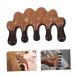 Wooden Massage Comb for Scalp - Wide Tooth Hair Comb for Relaxation & Wellness | Healeved | 10.00x5.50x2.00cm - Buy Online on GoSupps.com