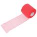 Healeved 2 Rolls Sports Skin Membrane Sports Tape pre wrap for Hair self Adhesive wrap Tapes Pink Athletic Tape Convenient Athletic wrap Sponge kit Multifunction