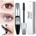 2 Washable Mascara Makeup | Lengthening Mascara with Thick Silicone Brush Extensions Mascara Lengthening Mascara Volumizing Defining Curling Multiplying Eyelashes Easy 2 Pcs Black