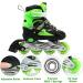 Petuol Kids Adjustable Inline Skates | 8 Light Up Wheels | Safe & Durable Roller Skates for Boys and Girls | Beginner Fun Skates | Size Medium (Big Kid 1-4 US) - Buy Online on GoSupps.com