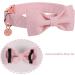 Dogwong Hell-Pink Dog Collar with Removable Fly Adjustable Comfortable Collars for Small to Large Dogs | Perfect Gift for Pet Lovers - Buy Online on GoSupps.com