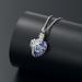 QGJNSGC Tree of Life Urn Necklace for Ashes Cremation Heart Urn Ashes Necklace for Women/Pet Crystals Keepsake Memorial Locket Cremation Jewellery Loved One Memorial Pendant Silver-Purple - Buy Online on GoSupps.com