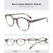 Buy MAGIMODAC Women Computer Reading Glasses with Blue Light Filter - Oval Design Gray Leopard 4.0 Diopters - Ideal Visual Aid for International Shipping - Buy Online on GoSupps.com