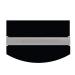 iQuatics Universal Replacement Flap Set with Vision 180 Compatible without Holes One Size Black ABS Pinseal