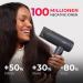 Tymo F hn - Ionic High Speed Hair Dryer for Travel & Home | 110 000 RPM Compact & Lightweight 3 Speeds 4 Heaters (Metallic Black & Red) - Buy Online on GoSupps.com