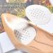 6 Pairs High Heels Inserts - Silicone Forefoot Cushion Pads for Men & Women | Metatarsal & Ball of Foot Support Pain Relief Beige - Buy Online on GoSupps.com
