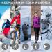 Buy Heated Socks - Self-Heating Winter Socks for Men & Women | 2 Pairs Tourmaline Foot Warmers for Outdoor Activities (Black/Red) - Buy Online on GoSupps.com