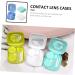 Partykindom Travel Contact Lens Case - Compact Organizer for Women's Eye Lenses - Portable Container & Travel Set for Glasses Frame - Ideal Small Holder for Easy Lens Care - Buy Online on GoSupps.com