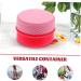 minkissy 5 Sets Cream Box Salve Jar Portable Cosmetic Organizer Silicone Cosmetic Container Leakproof Cosmetic Jar Refillable Cream Jars Storage Box Silica Gel Vacation Little Cream - Buy Online on GoSupps.com