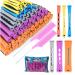 120 Pcs Perm Rods Set 6 Sizes Plastic Cold Wave Rods Heatless Perming Rods Curlers Rollers Hair Roller Rods Wave Rods for Long Short Straight Curly Natural Hair DIY Hairdressing Styling Tools