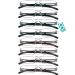 8 Pairs Reading Glasses, Blue Light Blocking Glasses, Computer Reading Glasses for Women and Men, Fashion Square Eyewear Frame (4black+4brown, +3.00 Magnification) 4 Black+4 Brown 3.0 x