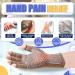 DRNAIETY Compression Gloves for Arthritis Relief - Anti-Slip Fingerless for Men & Women | Medium Khaki - Relief from Hand Pain Rheumatoid Carpal Tunnel & Tendonitis - Buy Online on GoSupps.com