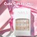 Cute False Nails French White Kitty Stick on Nails 24pcs Short Square Press On Nails with Glue Kitty Design Sweet Fake Nails for Kids Women Girls Maggidea Press On Nail (French Kitty) - Buy Online on GoSupps.com