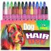 Alvarix Dog Hair Dye - 24PCS Washable Pet Dog Hair Dye, Easy Color Bright Dog Hair Dye, Pet Paint Safe Dye